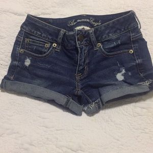 American eagle super stretch shorts